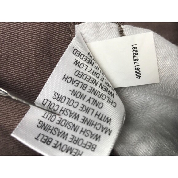 ELLE Paris Brown Casual Cotton Summer Mid Rise Shorts Size 2 Women’s NWT - Picture 15 of 15